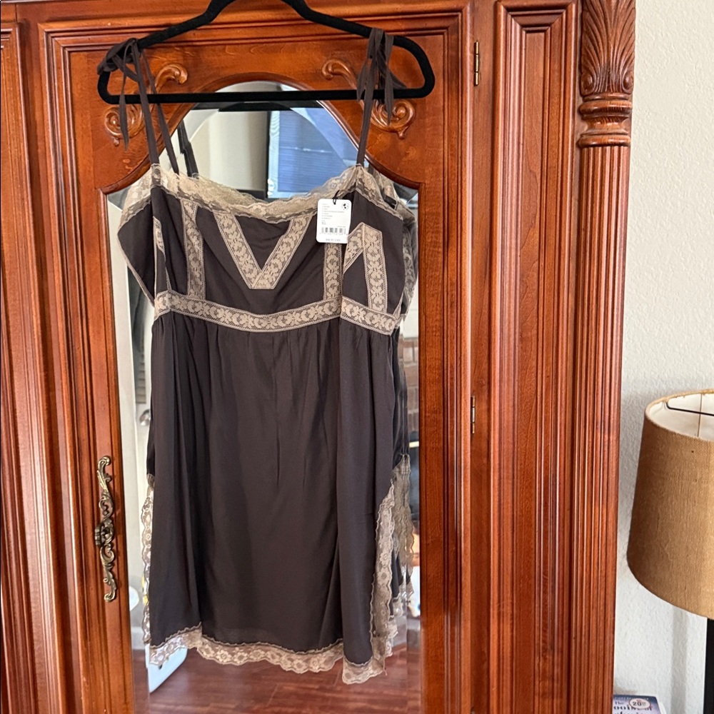 Free People One Elise Tunic French Roast Combo in XL New With Tags - Picture 3 of 15